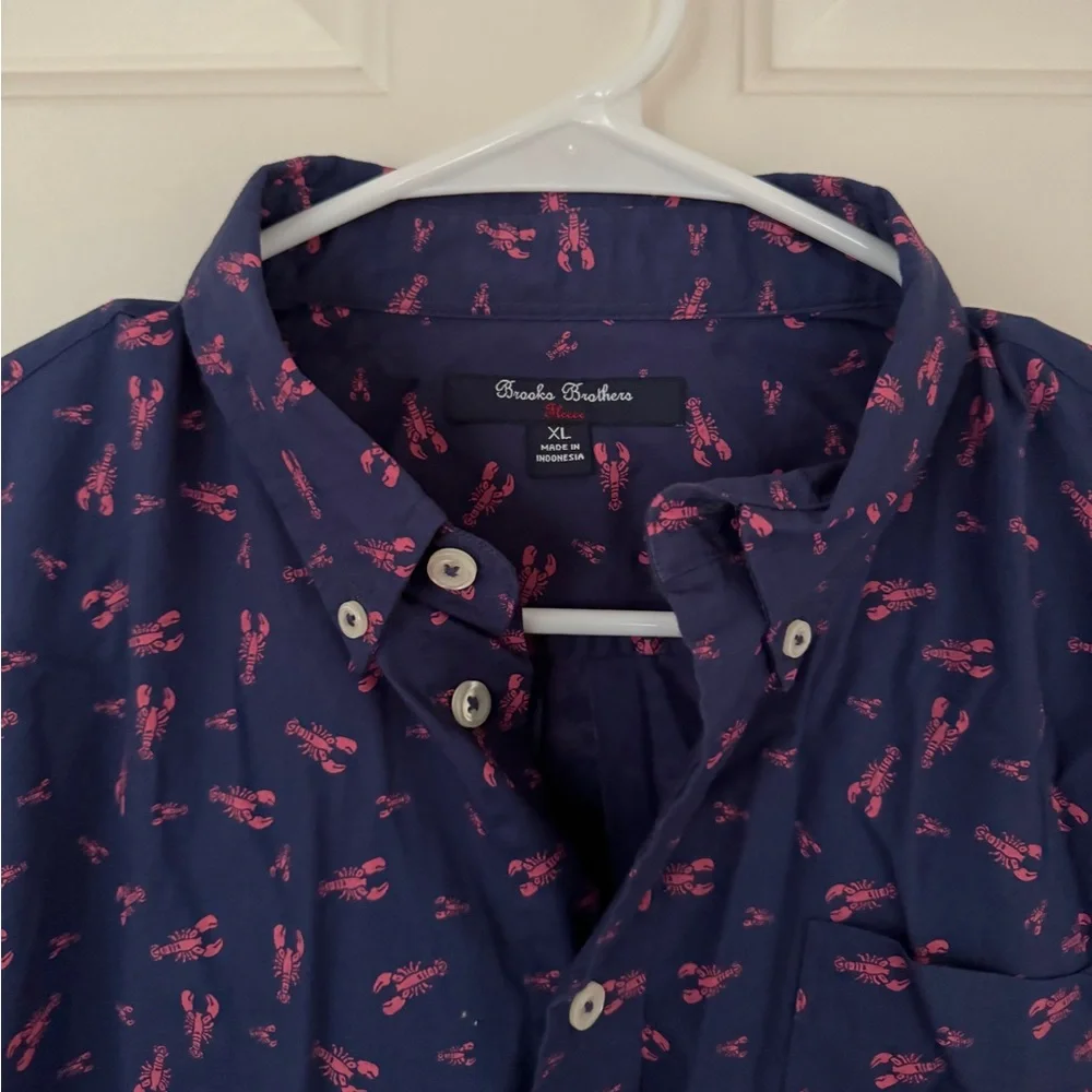 NWT Brooks Brothers Lobster Button Down Shirt